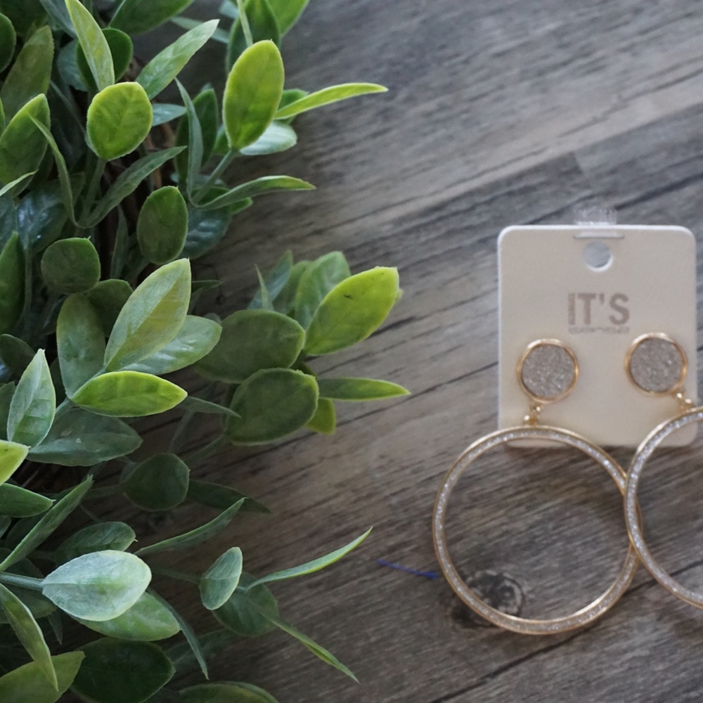 Gold + Silver Hoop Earrings